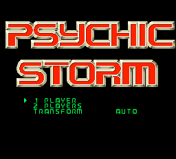 Psychic Storm Title Screen
